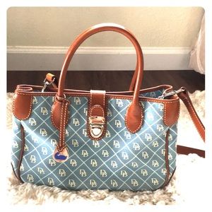 Dooney & Bourke Signature Blue Bag Purse